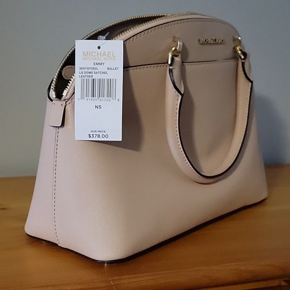 Michael Kors Large Dome Satchet Leather - Picture 2 of 4